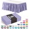 Ruffle Disposable Table Skirt 14 Ft Long Pleated Table Skirts with Adhesive Strip – Fits 6ft+ Rectangle or Round Tables – Ideal for Birthday Parties, Gender Reveal, Baby Showers & Event Decorations 6 pack by Exquisite